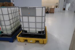 Spildekar med palletank