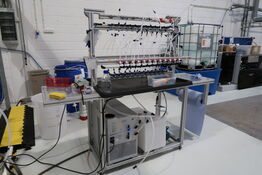 Teststation med recirculator VWR, Pumpe CALPEDA MXHL 205/B, div. Filtre m.m.