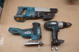 Dyksav, boremaskine, sømpistol mv. MAKITA  Model: BHP 51, DER550, 718065G