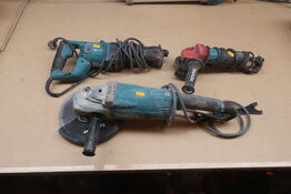 Vinkelsliber, bajonetsav mv.  MAKITA  Model: A9020R, JR3050T, GA5030R 