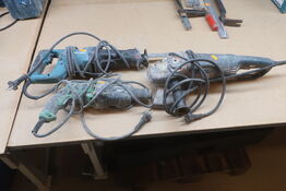 Stiksav, boremaskine, vinkelsliber mv.  BOSCH, HIKOKI, MAKITA Model: GWS 2000, DH26PC2, JR3050T