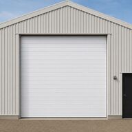 Bearsafe ledhejseport 400X400 cm.Hvid RAL 9010