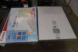 200 stk. Lamineringslommer A3 samt kopipapir