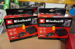 2 stk. Batterier EINHELL 18V/2.5AH