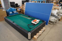 Poolbord / Airhockey / Bordtennis 210x120cm