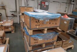 3 stk. paller med batterier