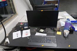 Computerskærm LENOVO, bærbarcomputer LENOVO ThinkPad T14, tastatur, mus