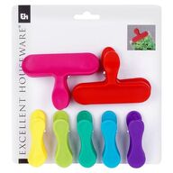 12 pk. Farverige påskeklip - syv pakke til tæt lukning