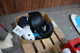 7 stk. Cykelhjelme 