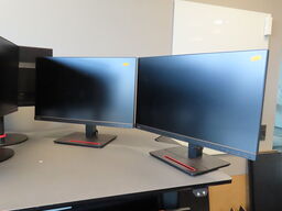 2 stk. computerskærme LENOVO Thinkvision 5D10X78210