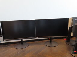 2 stk. computerskærme LENOVO Thinkvision F16238FT0