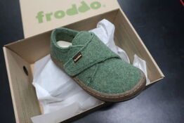 Hjemmesko FRODDO Barefoot Wooly Slippers G1700341-5 Green Str: 25