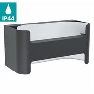 3 stk. eglo passirano led udendørs væglampe sort(ubrugt)