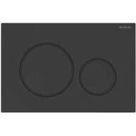 Geberit Sigma 20 betjeningsplade, mat sort/sort