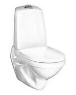 Gustavsberg Væghængt Nautic-toilet med cisterne, Hygienic Flush