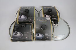 5 stk. ass. Scanpan låg 