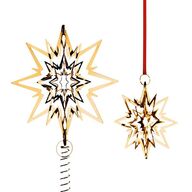 Georg Jensen juletræstjerne stor forgyldt