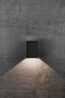 3 stk. nordlux fold 15 udendørs væglampe i sort(ubrugt)