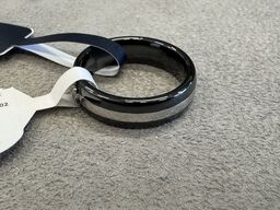 Fingerring MASERATI CERAMIC RING SS CERAMIC BLACK SZ21