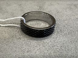 Fingerring MASERATI ICONIC RING BAND SS BLACK SZ27