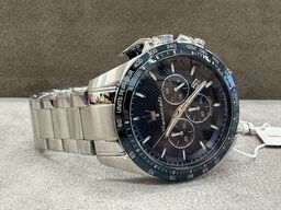 Armbåndsur  MASERATI TRAGUARDO 45 MM CHR BLUE DIAL BR SS