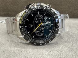 Armbåndsur  MASERATI TRAGUARDO 45 MM CHR BLACK DIAL BR SS