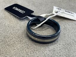 Fingerring MASERATI CERAMIC RING SS CERAMIC BLUE SZ19