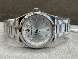 Armbåndsur  MASERATI VELOCITA 35 MM 3H SIL+WHI SS BR