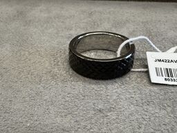 Fingerring MASERATI ICONIC RING BAND SS BLACK SZ19