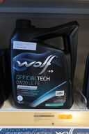 5 liter motorolie WOLF 0W20 LL FE 