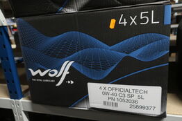 3 stk. motorolie WOLF 0W-40 C3 SP