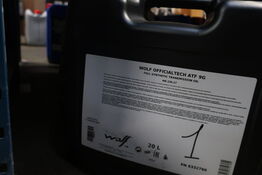 20 liter gearkasseolie WOLF ATF 9G