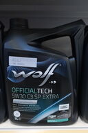 5 liter motorolie WOLF 5W30 C3 SP Extra 