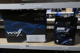 4 stk. motorolie WOLF 15W40