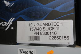 15 stk. motorolie WOLF 15W40 SL/CF 