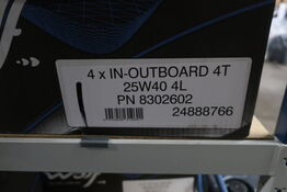 5 stk. motorolie WOLF 4T 10W30