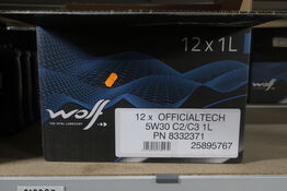 5 stk. motorolie WOLF 5W30 C2/C3