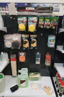 Diverse plejemidler samt poleringshoveder 