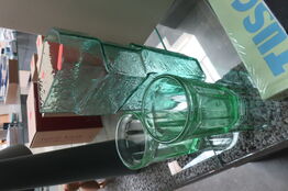 2 stk. Glas & Vase