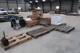 Div. EURO-paller, pallerammer, varelager og reservedele