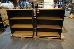 4 stk Kontormoduler/reoler 