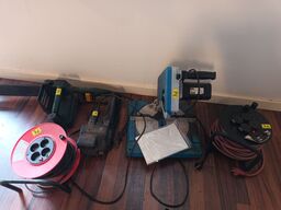 3 stk. Elværktøj og 2 stk. kabeltromler