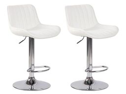 2 stk. barstole model "Lyon", hvid.