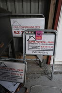 6 stk. Byggepladsskilte