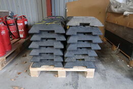 36 stk. Fødder til afspærringscylinder