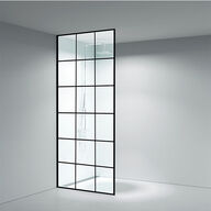 OUTLET Strømberg Bad Walk-In 255 gulv til loft fastvæg NewYork