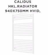 CHC1075 Calidus ny håndklædetørrer 940x750mm hvid til vand