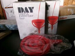 3 stk. foldbar tragt, plast