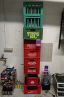 7 stk. sodavand/ølkasser