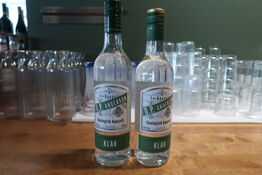 2 flasker O.P. Anderson Aquavit 